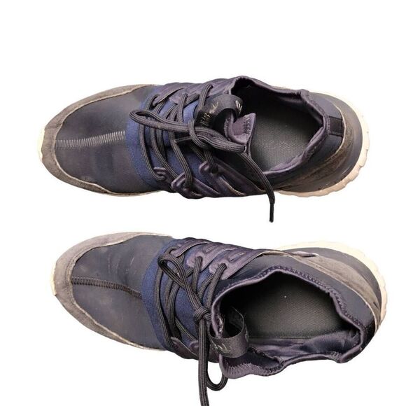 Adidas Blue & Gray Tubular Radial Sneakers - Picture 10 of 14